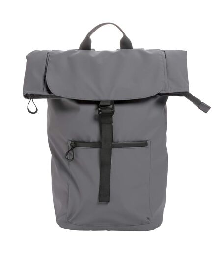 Impact aware flap top rpet water resistant laptop backpack one size anthracite XD Collection