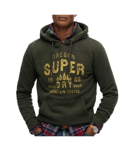 Sweat olive homme superdry work - xxl