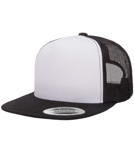 Casquette Trucker Classic Blanc Noir Yupoong