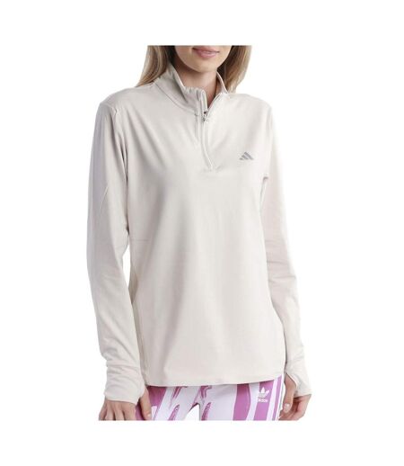 Sweat beige femme adidas warm - l