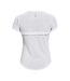 T-shirt streaker femme blanc Under Armour-2