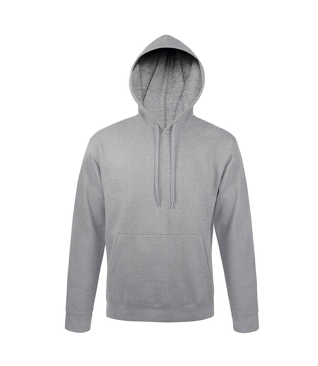 Sweat à capuche snake unisexe gris chiné SOLS