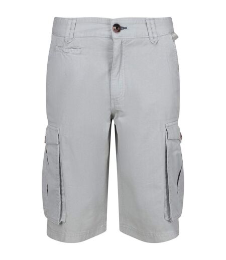 Short À Poches Motif/style Rétro Shorebay Homme Gris Argenté Regatta