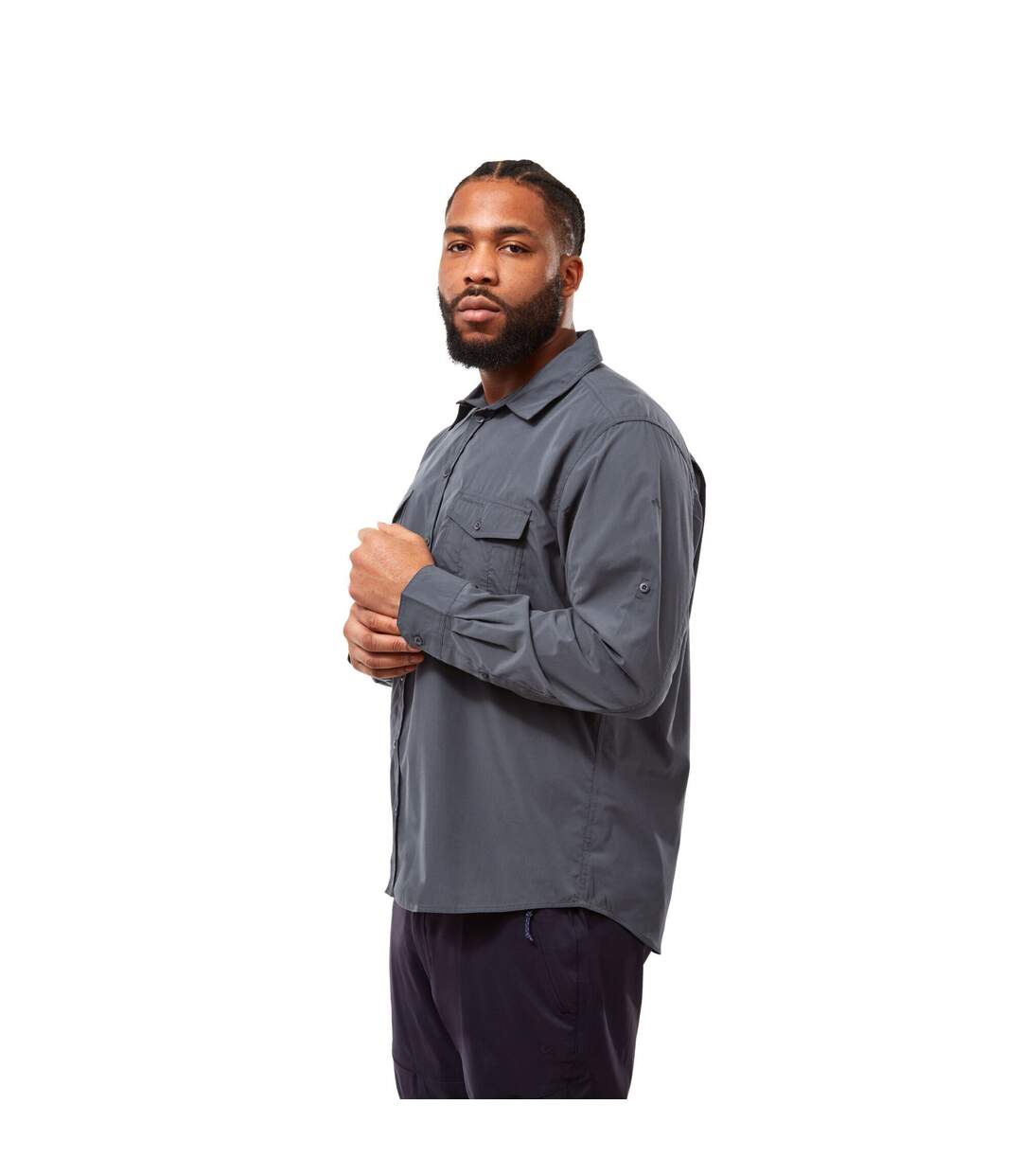 Craghoppers Mens Kiwi Long-Sleeved Shirt (Ombre Blue) - UTCG1500-4