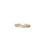 Unisex Adult Curb Chain Bracelet One Size Gold Fabric-1