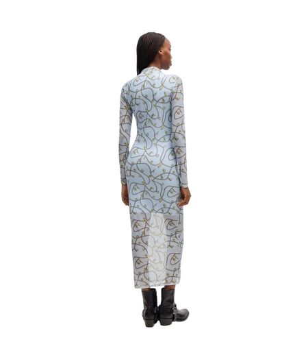 Robe Longue Nasuse Femme Bleu Hugo