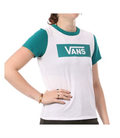 T-shirt Blanc Femme Vans Tangle Range