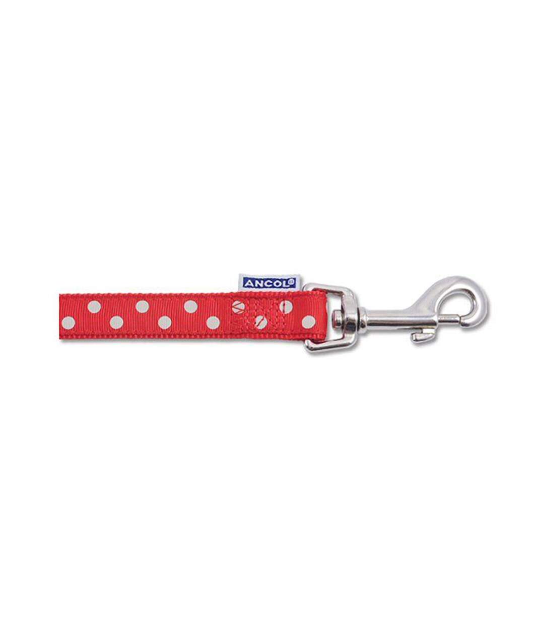 Ancol Vintage Polka Dot Lead (19mm x 1m) (Red/White) - UTBT1569-2