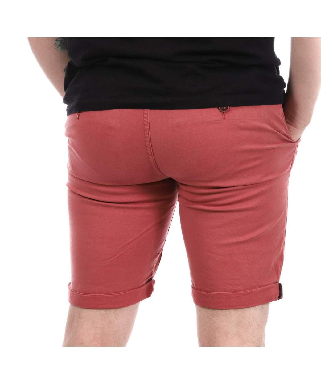 Short rouge clair homme rms26 chino-2