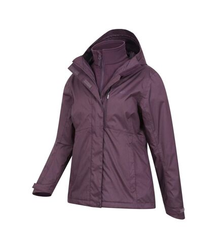 Womens/ladies whirlwind padded jacket purple Mountain Warehouse