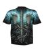 T-shirt flaming spine adulte noir Spiral Direct-2