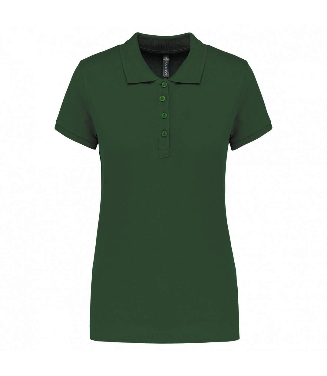 Polo femme vert forêt Kariban