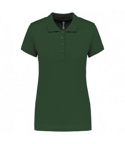 Kariban Womens/Ladies Pique Polo Shirt (Forest Green)