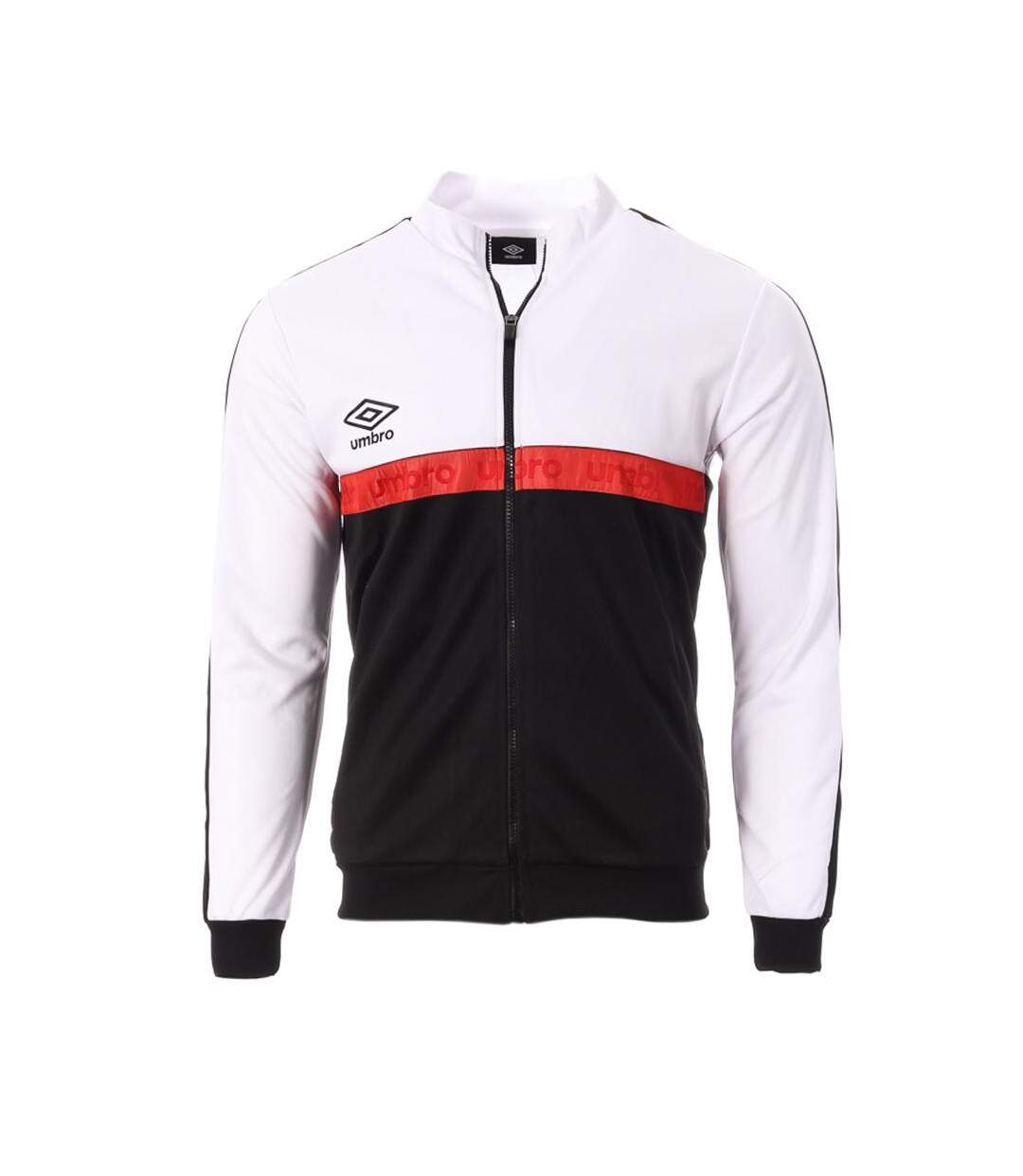 Veste blanches homme umbro track jackt - l-1