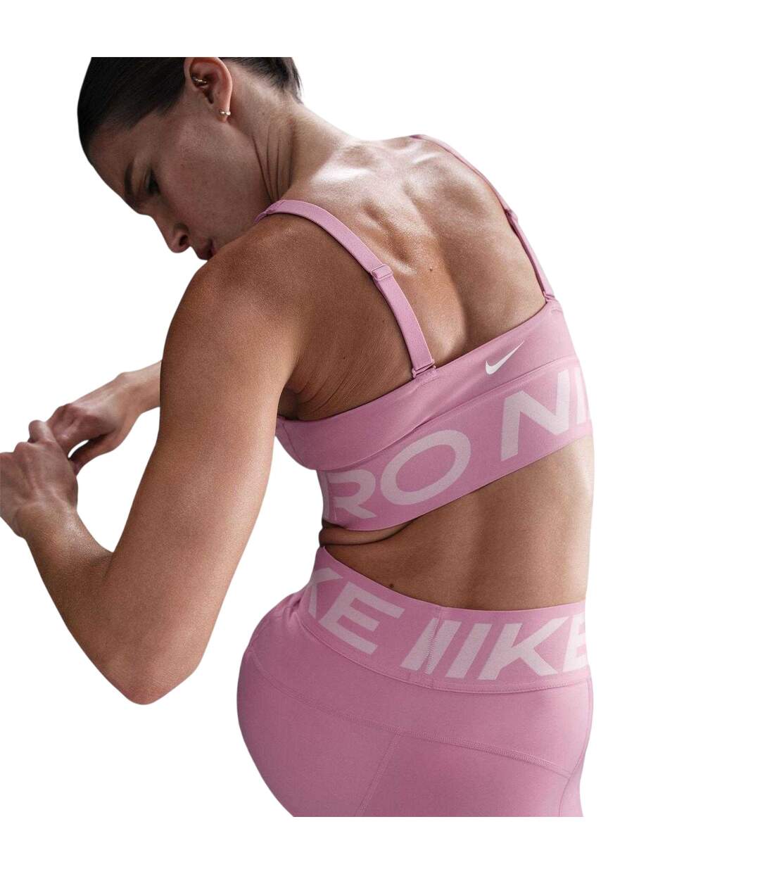 Womens/ladies Indy Plunge Sports Bra Elemental Nike-3