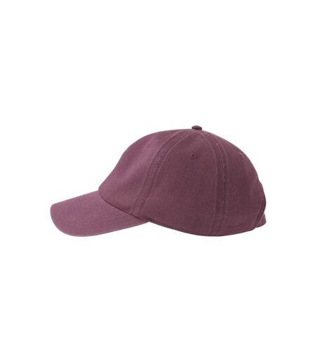 Casquette De Baseball Motif/style 6 Panneaux Digg-s Adulte Bordeaux Atlantis Headwear