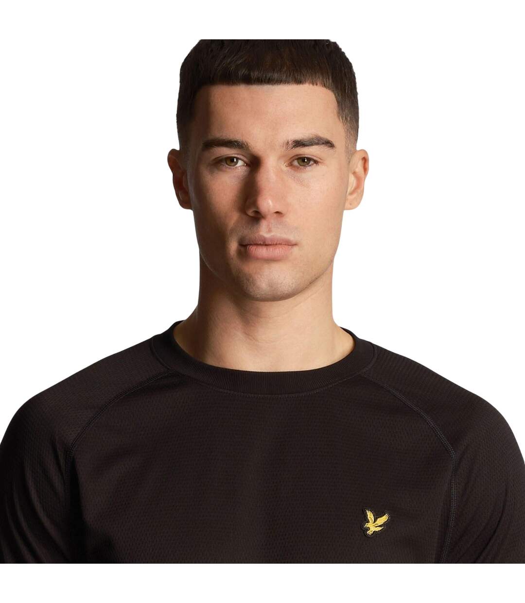T-shirt Manches Raglan Core Homme Noir Lyle & Scott-4