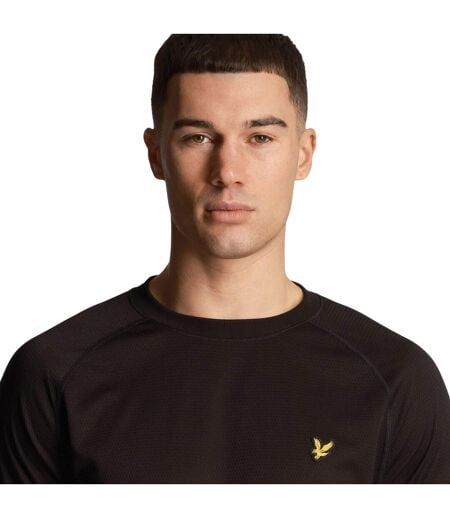 T-shirt Manches Raglan Core Homme Noir Lyle & Scott