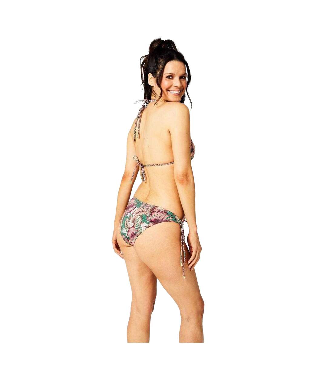 Womens/ladies Layla Floral Bikini Top Multicoloured Biba-3