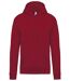 Sweat-shirt à capuche - Unisexe - K476 - rouge cherry-2