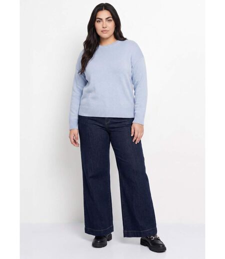Pull doux col rond manches longues