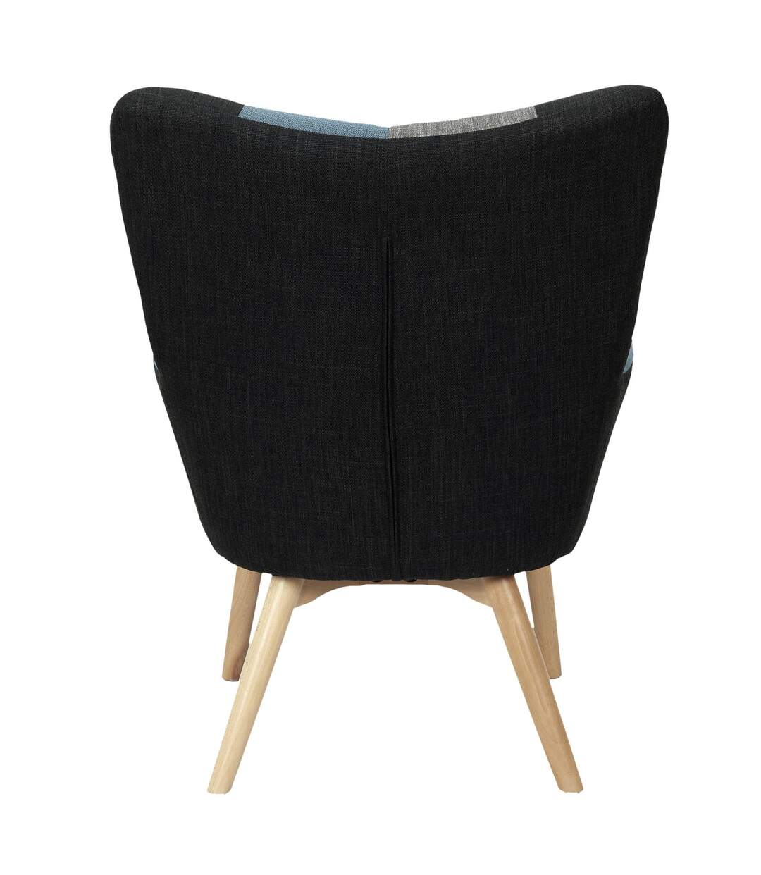 Fauteuil design patchwork Milano - Gris-3