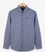 CHALLENGER TEVA1 — Chemise à carreaux manches longues bleu chiné : chaleur et aisance en flanelle-2