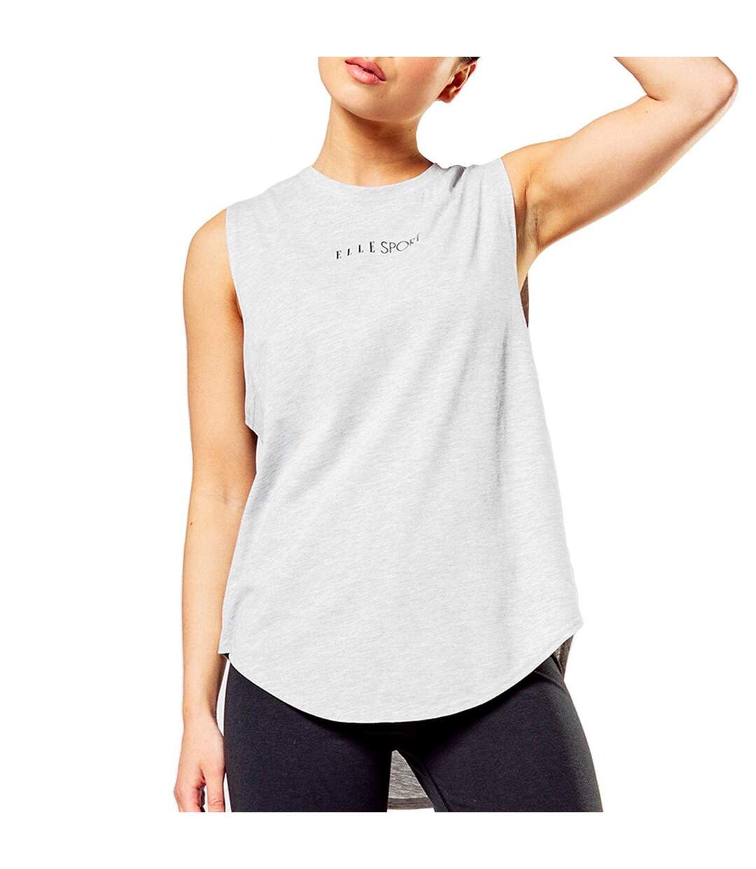 Débardeur Motif/style Signature Femme Gris Elle-4