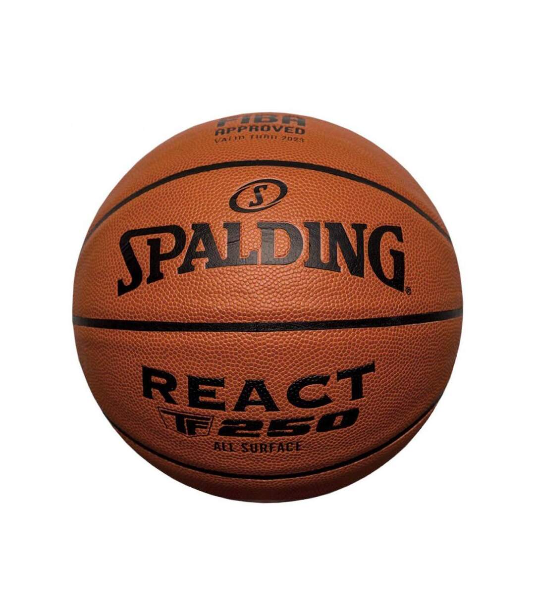 Ballon De Basket React Tf Taille 7 Marron Spalding-1