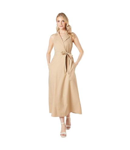 Robe mi-longue femme beige Principles