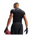 T-shirt Manches Courtes Elite Homme Noir Gris Acier Under Armour-2