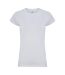 Womens/ladies T-shirt White Casual Classic-2