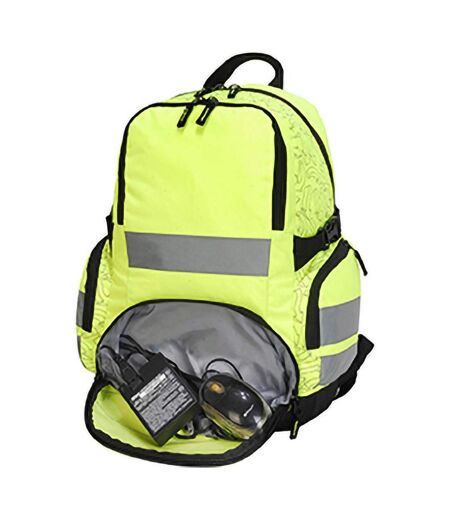 London Pro Sac À Dos Haute Visibilité Taille Unique Jaune Haute Visibilité Shugon