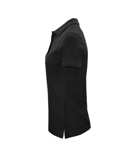 Polo Femme Noir Clique