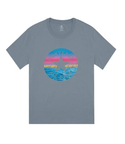 T-shirt gris homme converse standard chuck patch fill - l