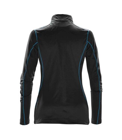 Stormtech Mens Pulse Fleece Pullover (Black/Electric Blue)
