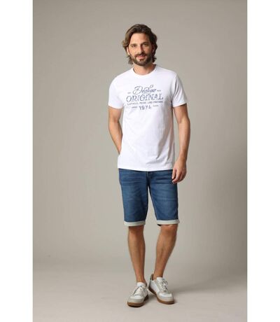 T-shirt classique en jersey de coton avec imprimé NATHEO