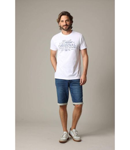 T-shirt classique en jersey de coton avec imprimé NATHEO