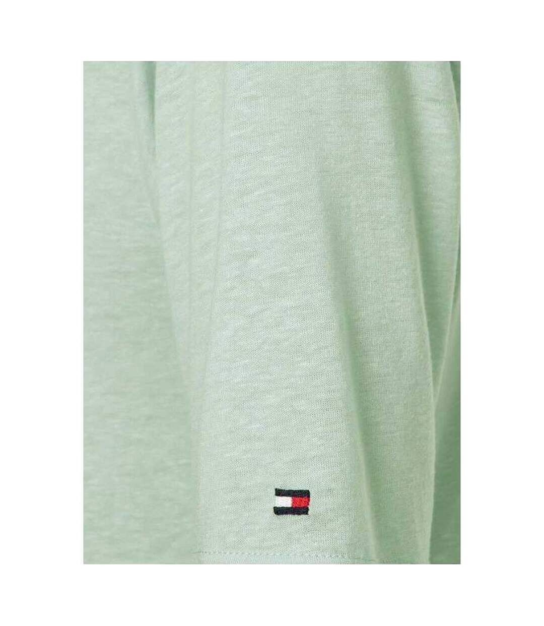 T-shirt Femme Vert Clair Tommy Hilfiger-4