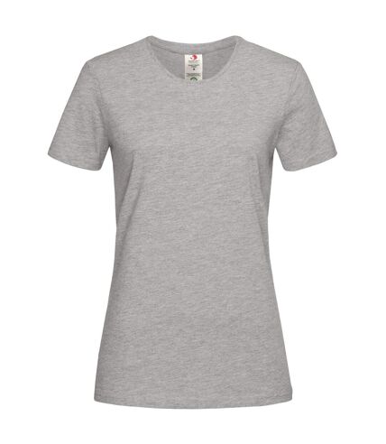 Stedman Womens/Ladies Classic Organic T-Shirt (Heather Grey) - UTAB458