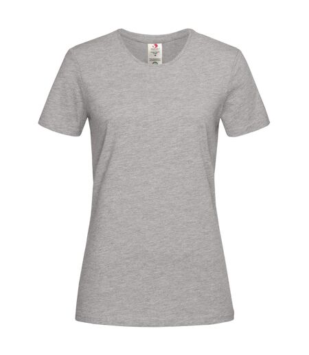 Stedman Womens/Ladies Classic Organic T-Shirt (Heather Grey) - UTAB458
