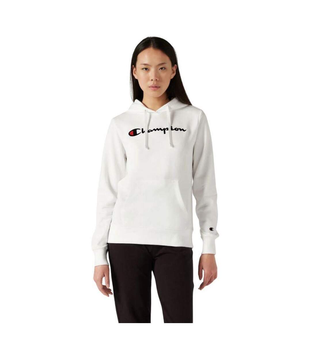 Sweat À Capuche Femme Blanc Champion-1