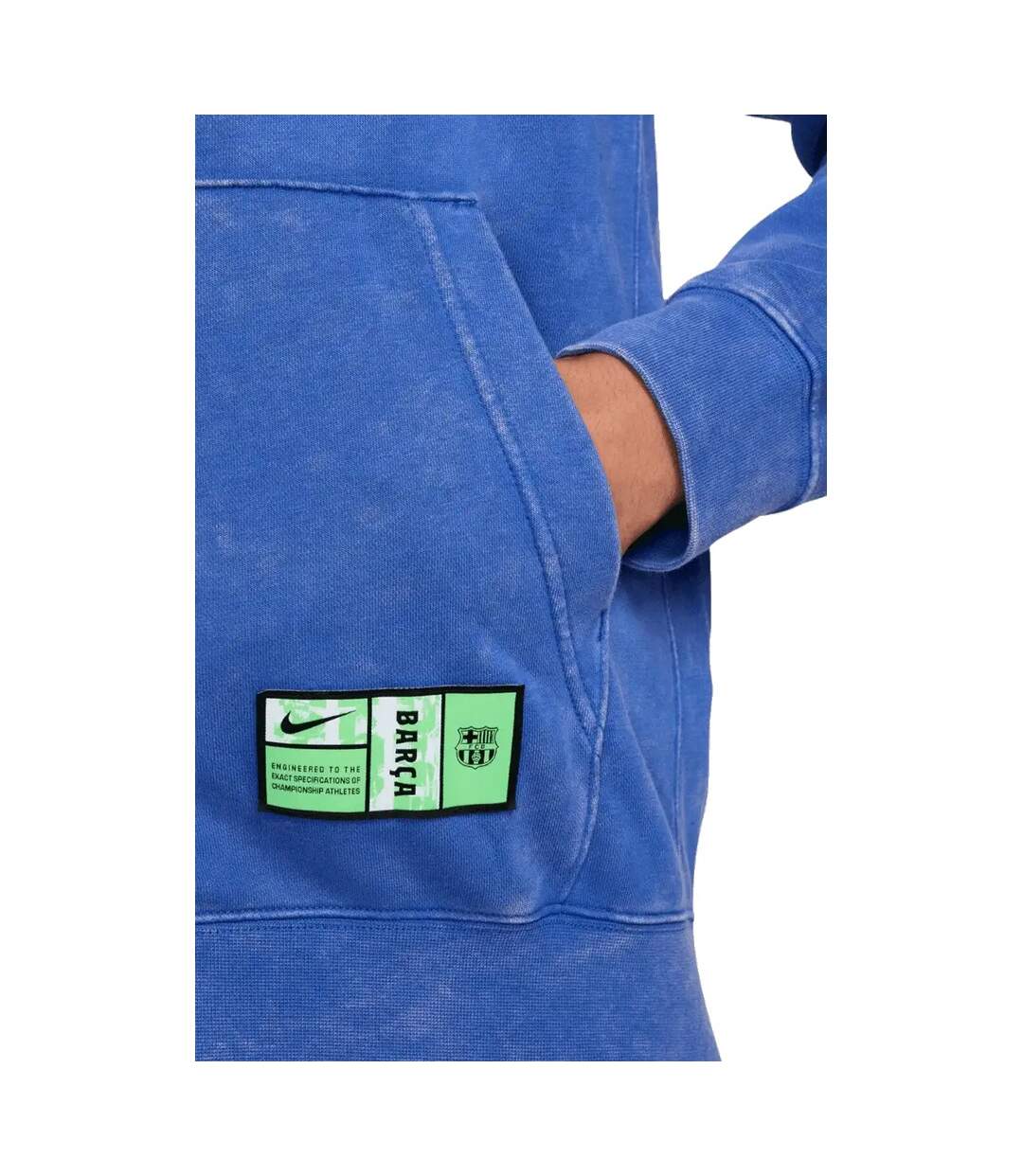 Veste À Capuche Style Fc Barcelone Third Homme Bleu Nike-4