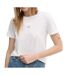 T-shirt Blanc Femme Calvin Klein Jeans Label Regular - L