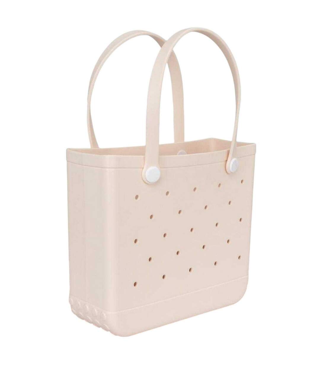 Tote Bag Plage Motif/style Perforé L Beige Miso-1