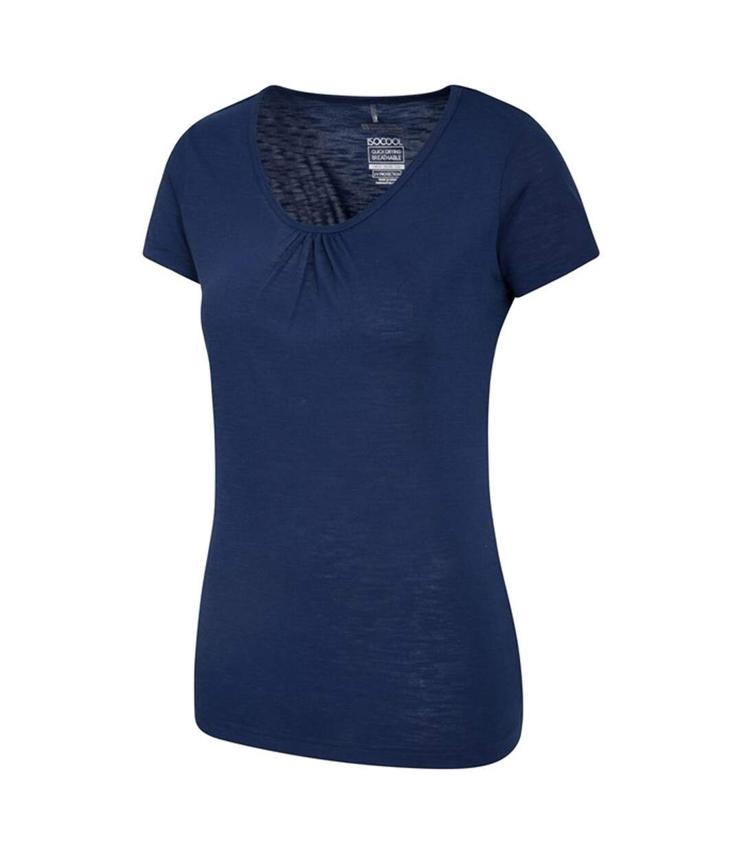 T-shirt Agra Femme Bleu Marine Mountain Warehouse-3