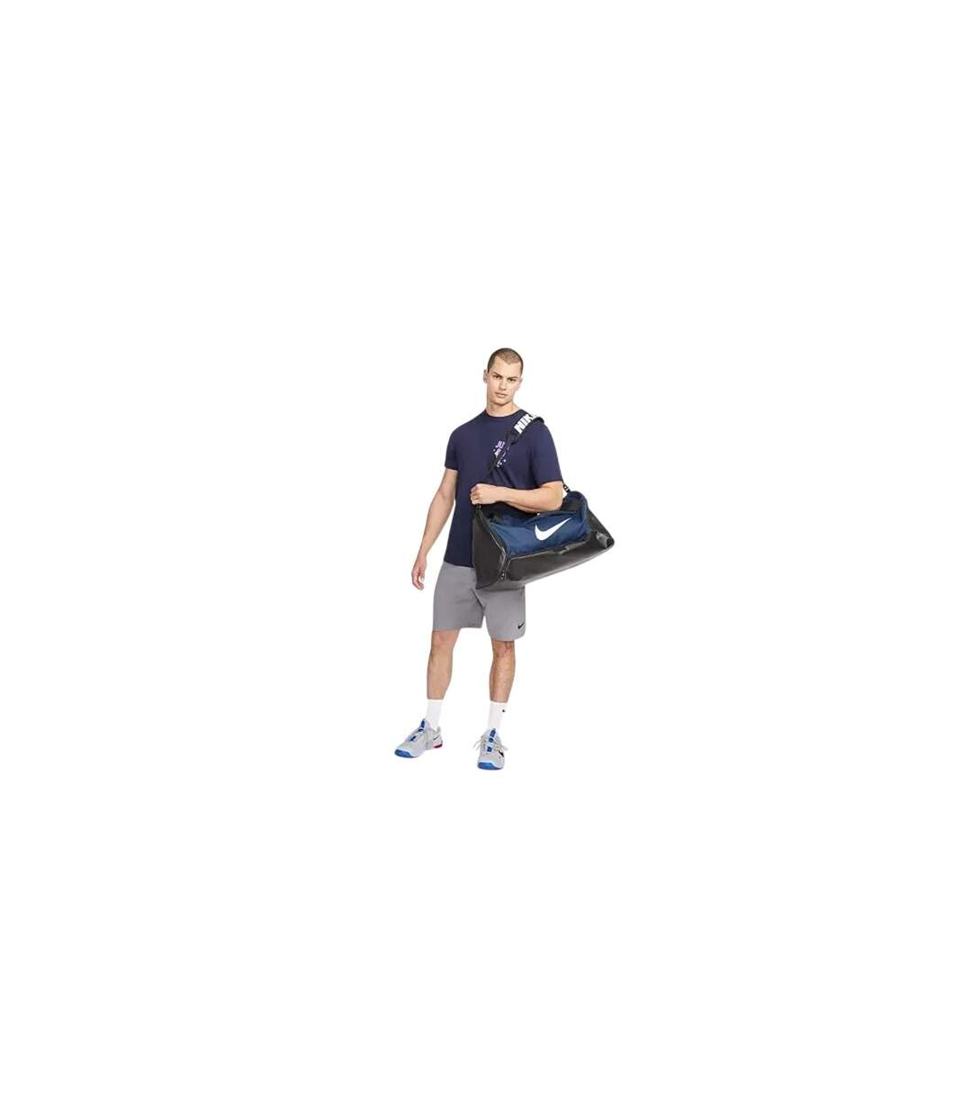 Sac De Sport/voyage Brasilia 31 Cm X 60 Cm X 30 Cm Bleu Noir Nike-1
