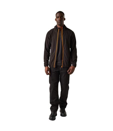 Veste Polaire Homme Noir Orange Vif Regatta Professional