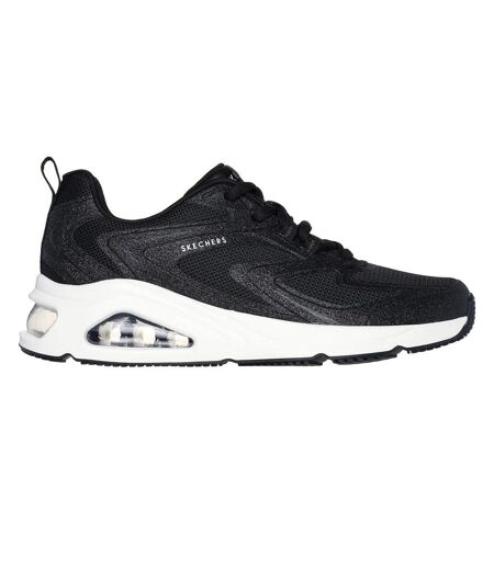 Womens/ladies Tres Air Uno Glitter Trainers Black Skechers