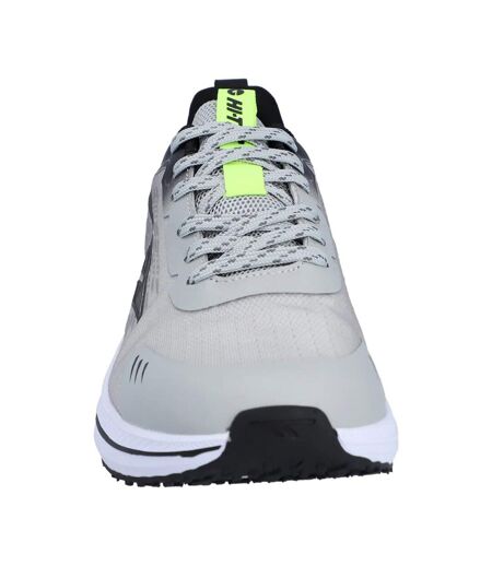 Baskets Santorini Homme Gris Noir Vert Fluo Hi-Tec